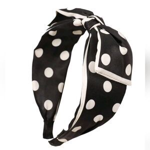 Polka Dot Bow Headband